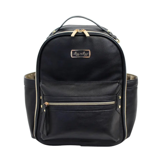 Black Itzy Mini Diaper Bag Backpack