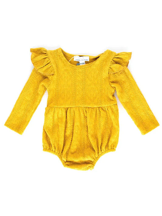 Bubble Shorty Romper - Tacha Cable