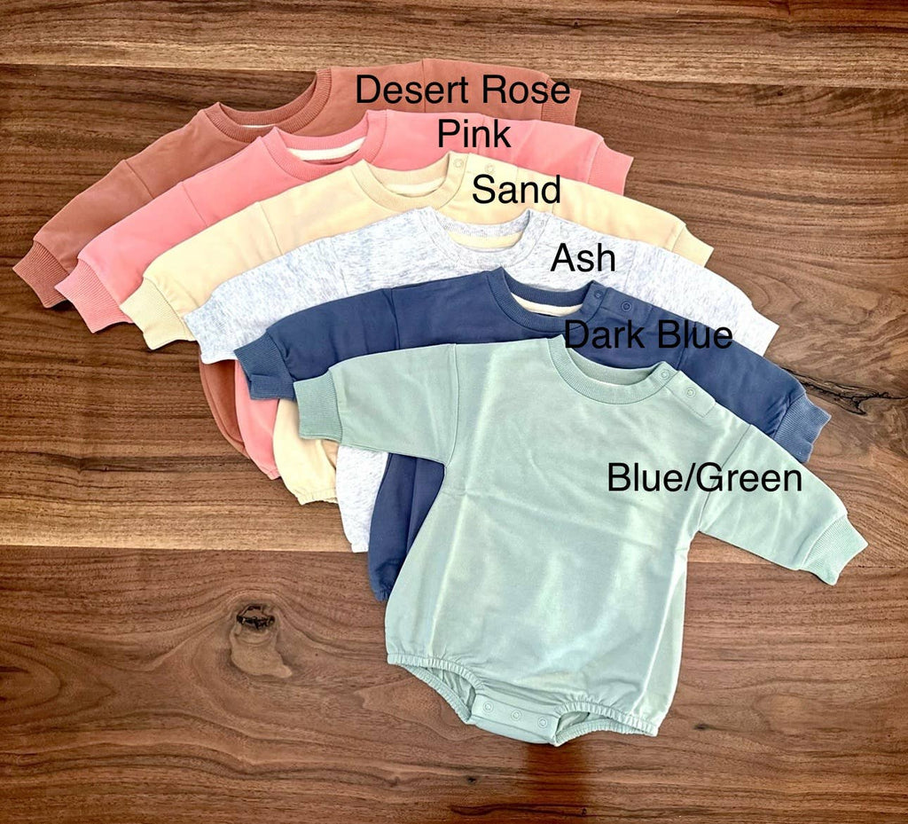 Bubble Romper- Ash
