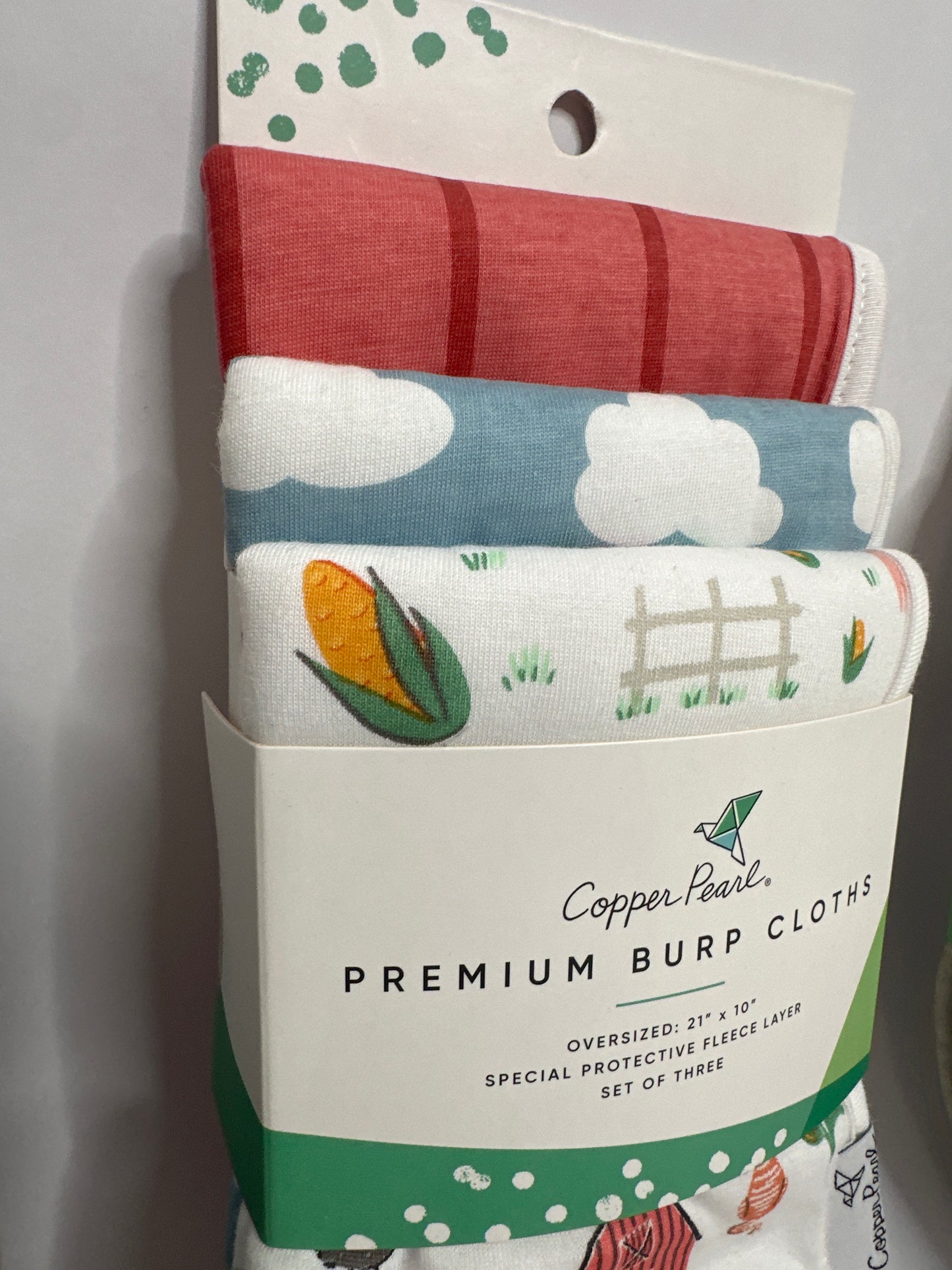 Cooper Pearl Burp Cloths