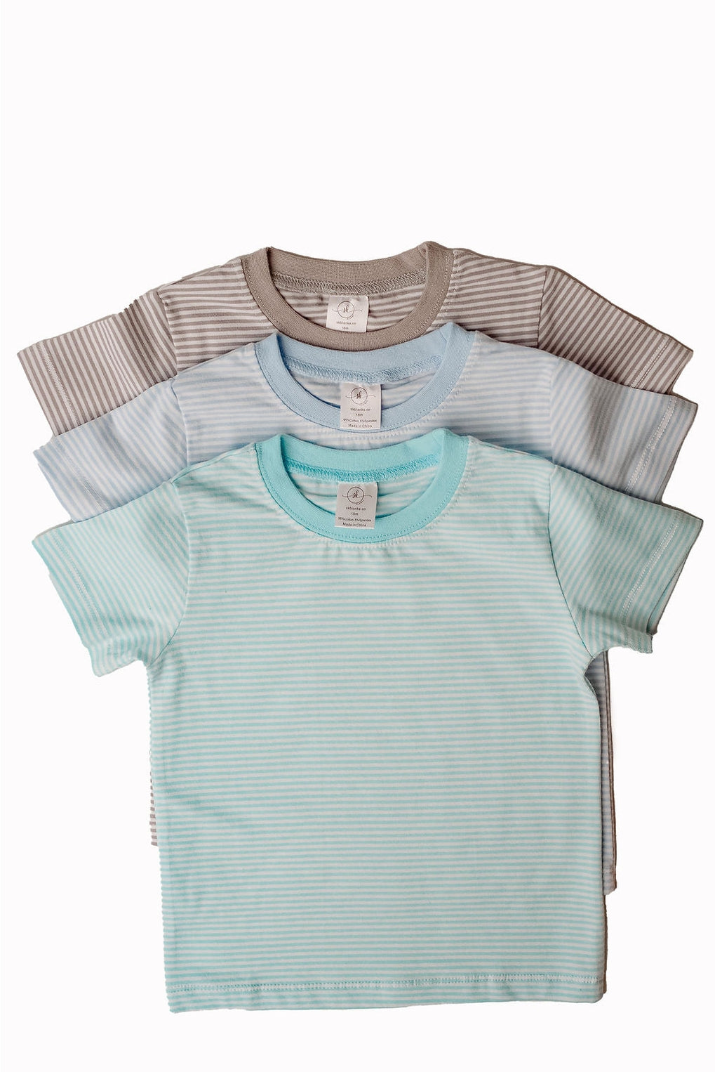 Boys Short Sleeve Striped Shirt