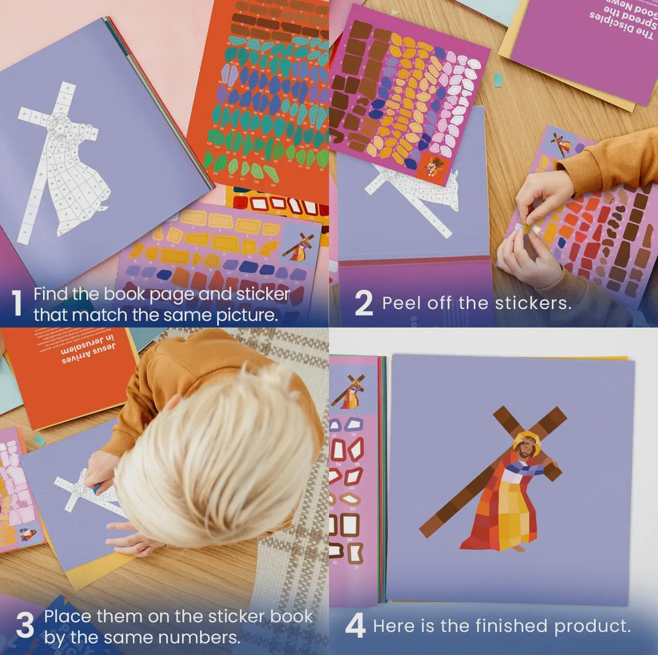 Story of the Cross Sticker Book