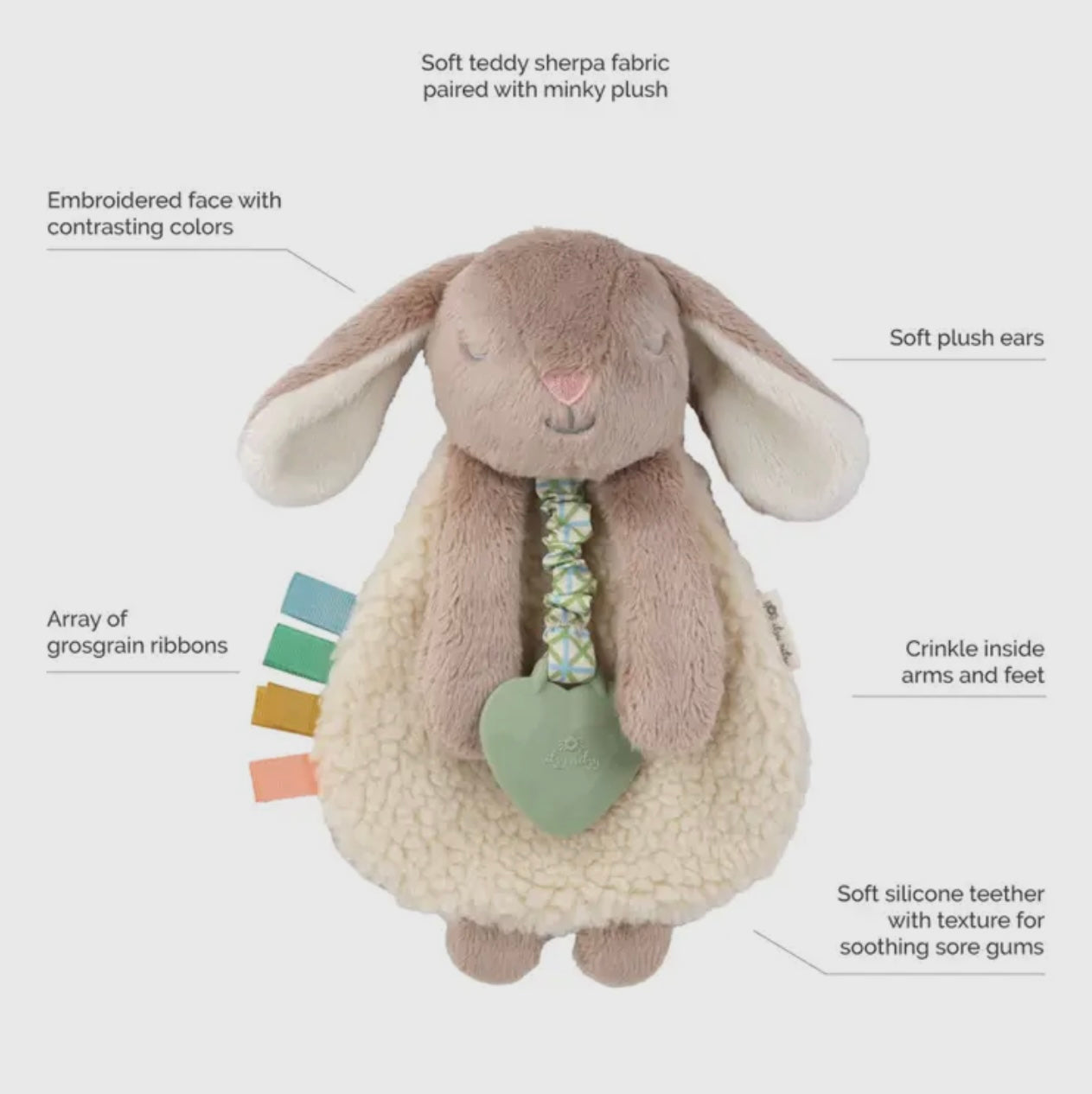 Plush Bunny with Teether