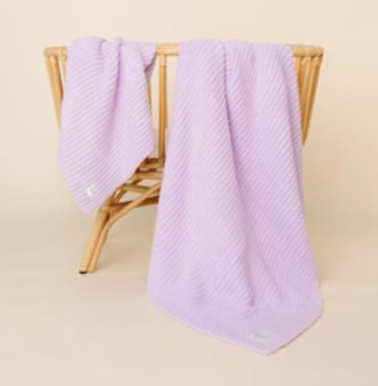 CHENILLE BLANKET - LILAC