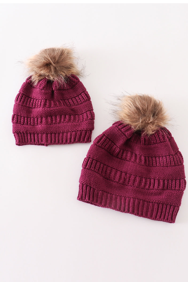 Kids Pom Pom Hat