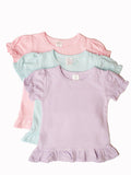Short Sleeve Ruffle Shirt